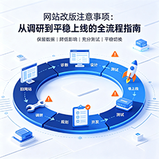 贵港建站-网站改版注意事项:从调研到平稳上线的全流程指南
