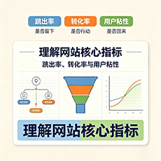贵港建站-理解网站核心指标：跳出率、转化率与用户粘性