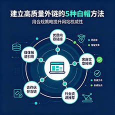 贵港建站-建立高质量外链的5种白帽方法